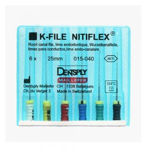 Dentcruise-Dentsply K File NITI Flex 25mm Flexible Files For Curved Canals