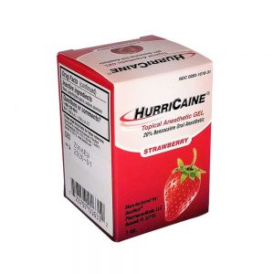 Dentcruise Hurricaine Topical Oral Anesthetic Gel Strawberry