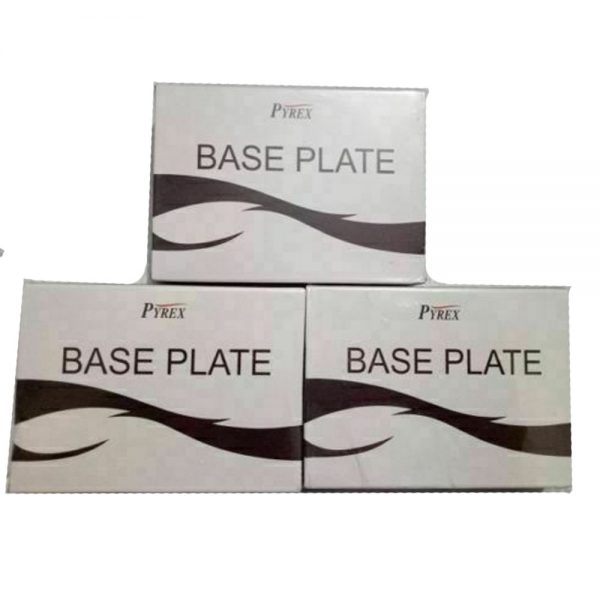 Dentcruise Pyrex Dental Lab Shellac Base Plates Pack Brown Bite (9 Upper-3 Lower) Dental